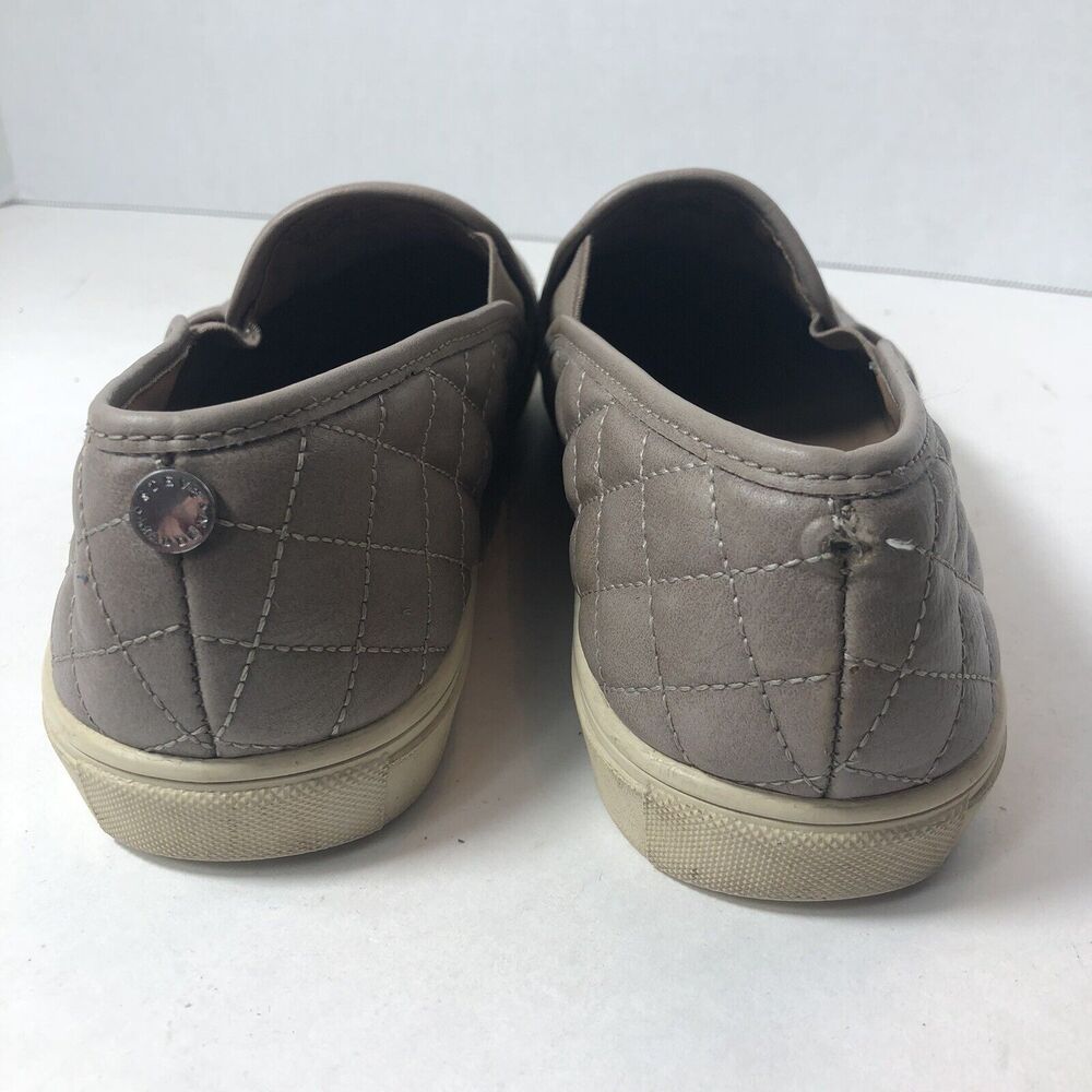 Steve Madden Shoes Womens Size 10 B Ecentrcq Brown Taupe Quilted‎ Slip On D3 - Picture 6 of 11